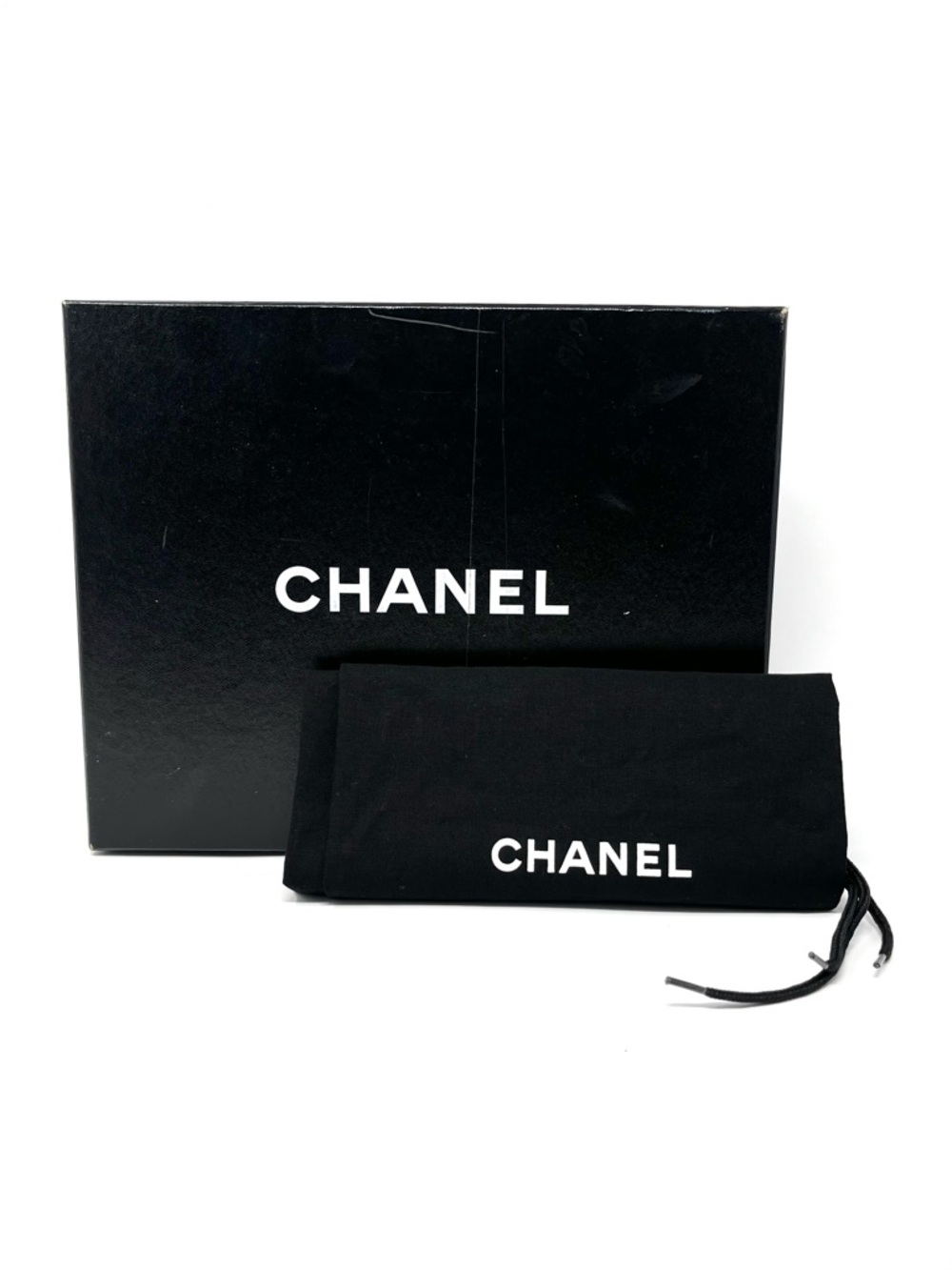 Chanel Strappy Black Satin Silver Crystal CC Logo High Heels Sandals Shoes 37 7 - Picture 2 of 11